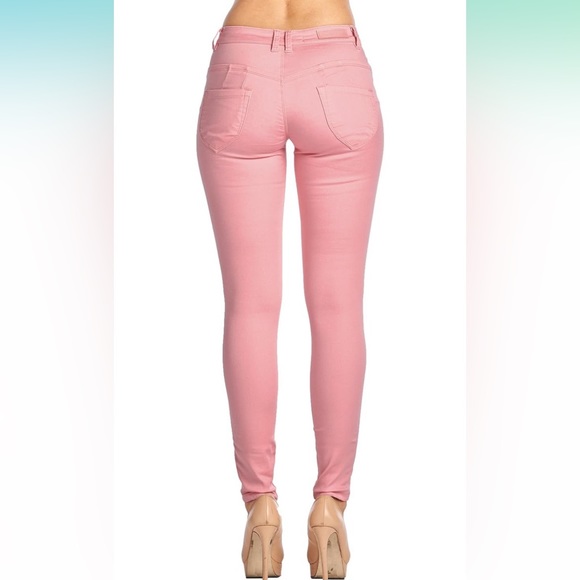 Blue Age PINK skinny stretch jeans - Picture 3 of 3